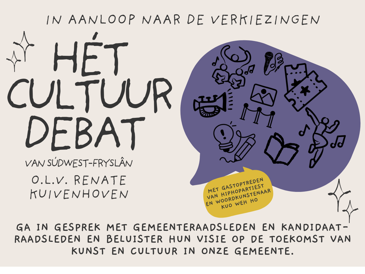 Het Cultuurdebat op 6 maart 2026